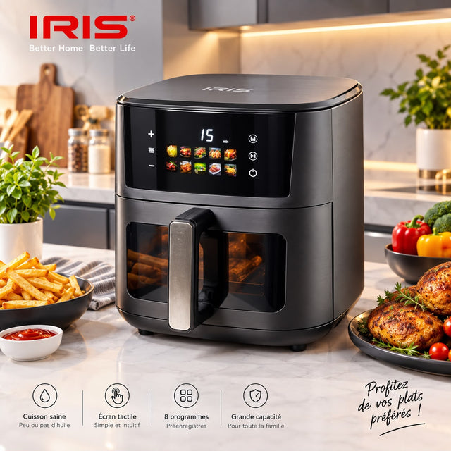 مقلاة IRIS الهوائية 10 لتر – 1800 واط