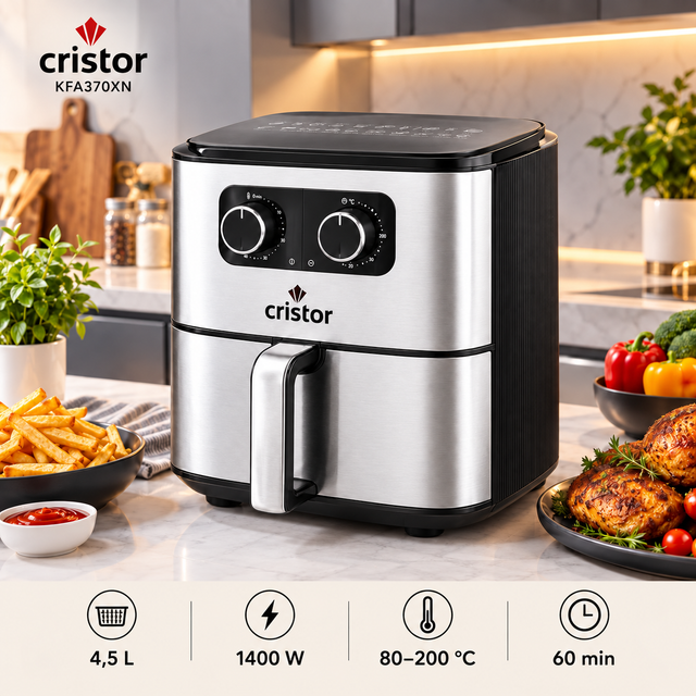 Cristor KFA370XN — visuel cuisine, capacité et caractéristiques